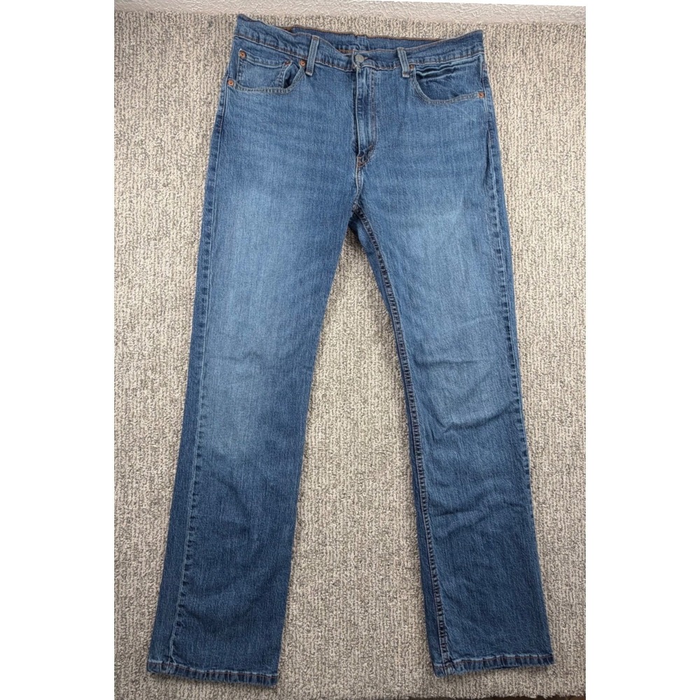 Levi's 527 Slim Bootcut Jeans Men‎ 36x34 Blue Medium Wash Denim